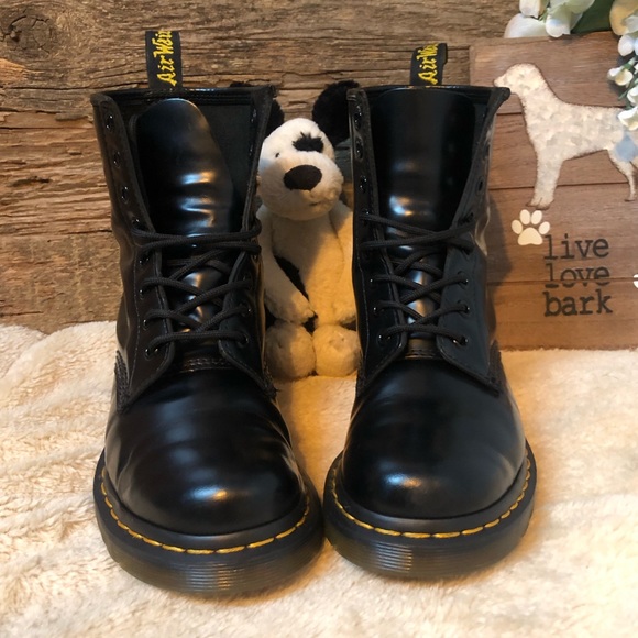 Dr. Martens Shoes - Dr Martens 1460 Black Leather Boots
